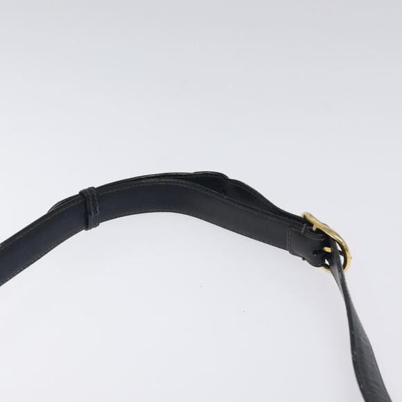 GUCCI Micro GG Canvas Shoulder Bag Navy Gold - Picture 8 of 16